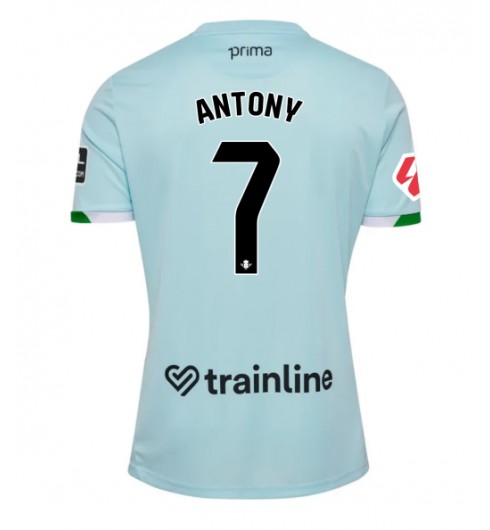 Moške Nogometnih dresov Real Betis Antony #7 Gostujoči 2025-26 Kratki rokavi Moške Nogometnih dresov Real Betis Antony #7 Gostujoči 2025-26 Kratki rokavi